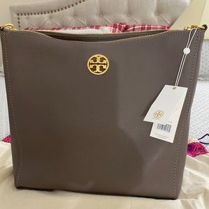 NEW TORY BURCH GREY HANDBAG